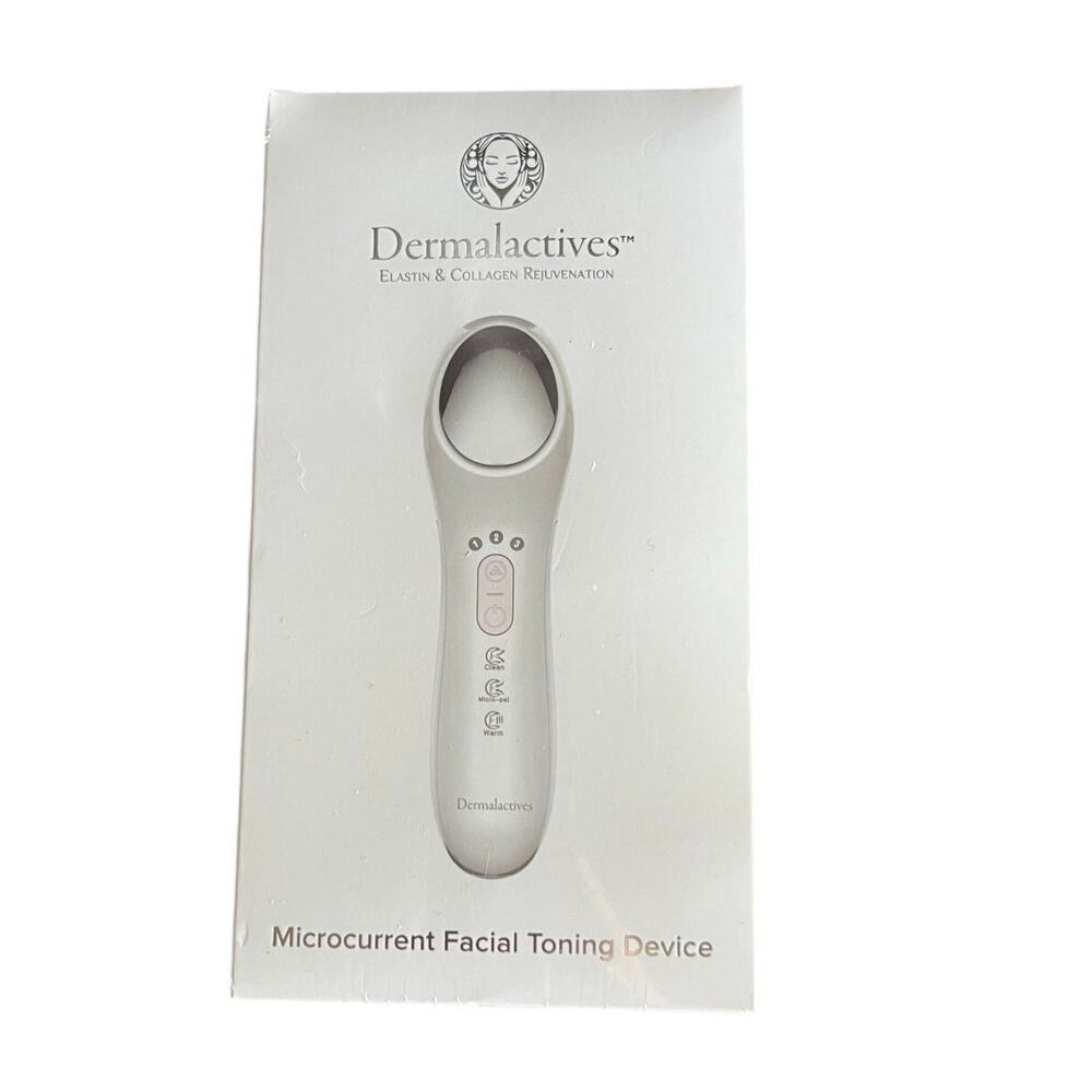 Dermalactives Elastin Collagen Rejuvenation Microcurrent Facial Toning Device